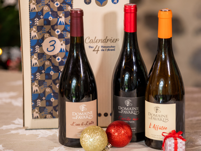 Calendrier des 4 Dimanches de l'Avent Vins du Domaine des Favards
