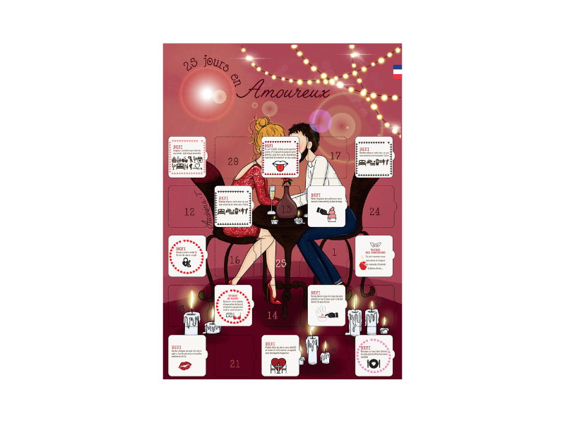 Calendrier de l’Avent 25 Défis en Amoureux