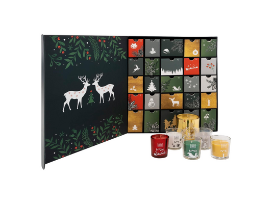 Calendrier de l'Avent 25 Bougies