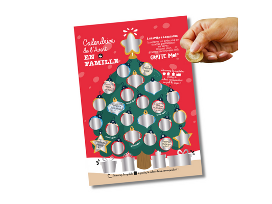 Calendrier de l'Avent A Gratter en Famille