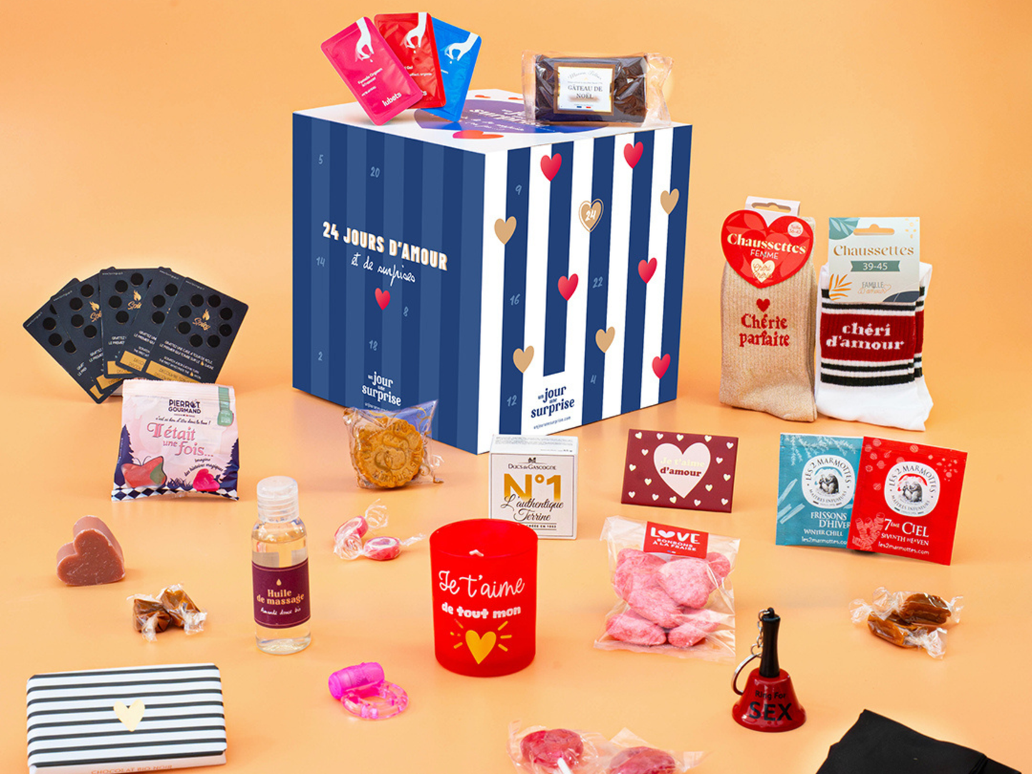 Calendrier de l'Avent Surprises pour Couple