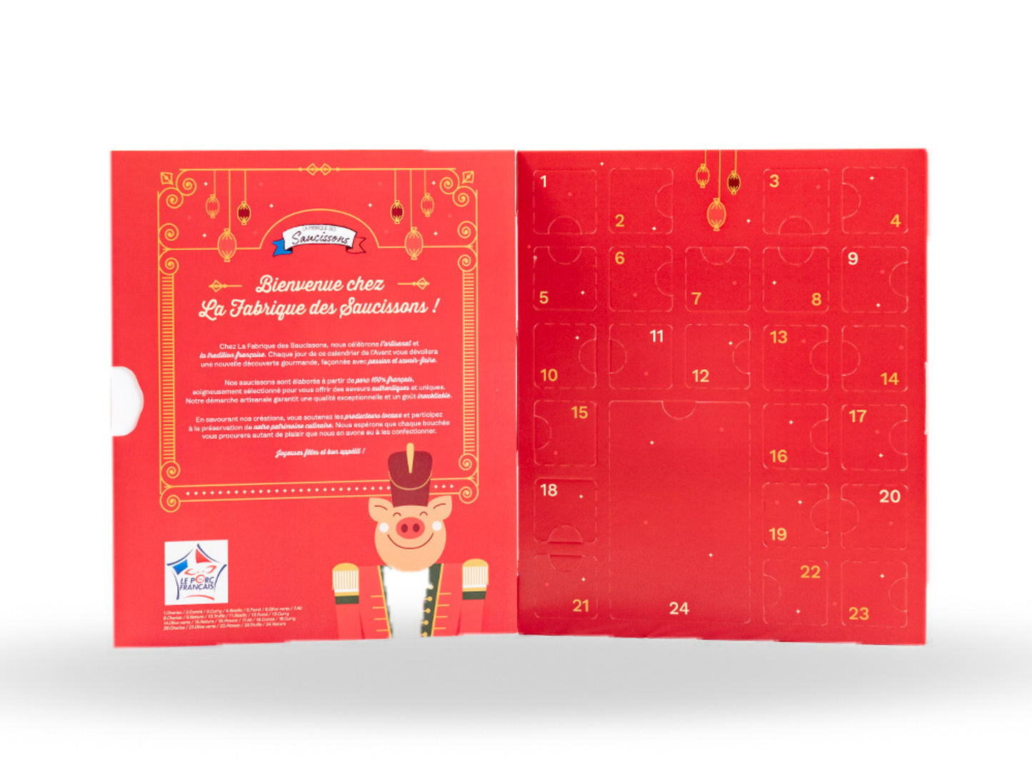 Calendrier de l'Avent Saucisson 2025