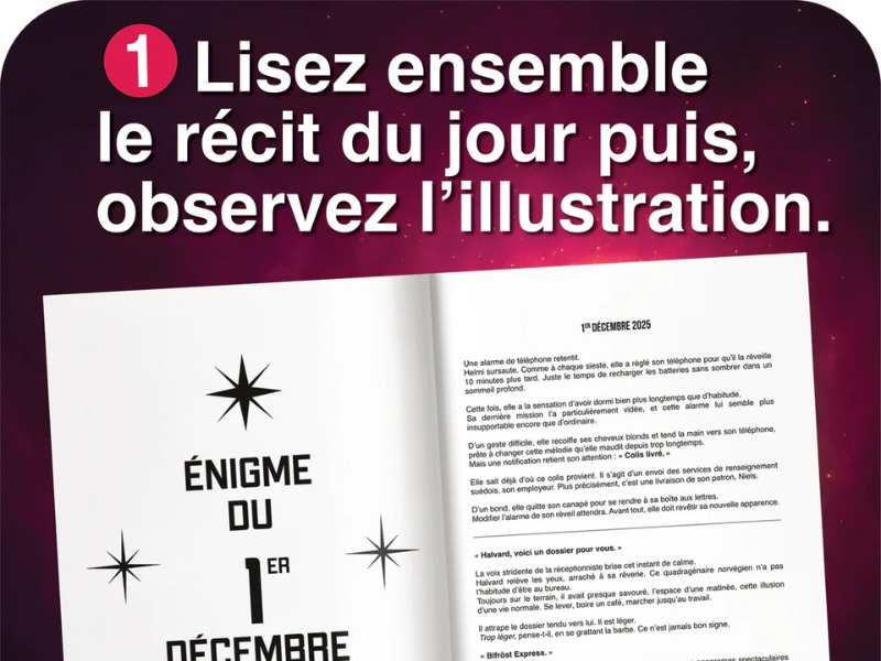 Calendrier de l'Avent Escape Game Couple