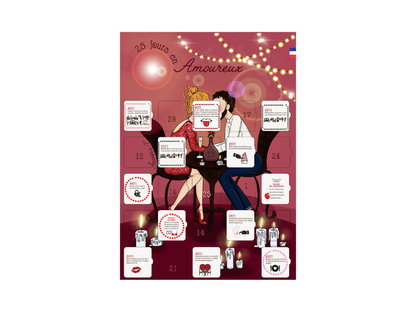 Calendrier de l’Avent 25 Défis en Amoureux