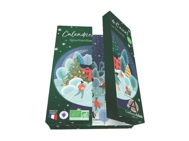 Calendrier de l'Avent Confiseries BIO