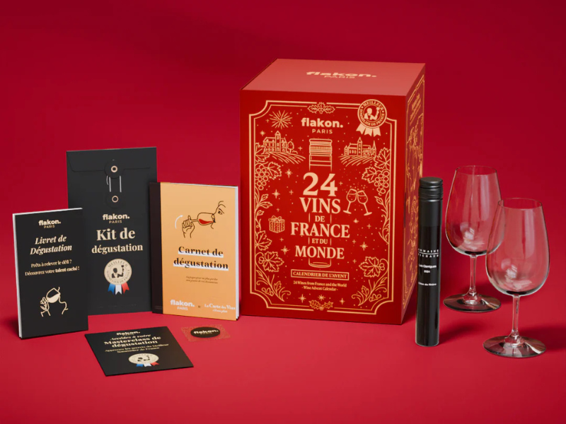 Calendrier de l’Avent Vin 2025 – 24 Vins de France et du Monde